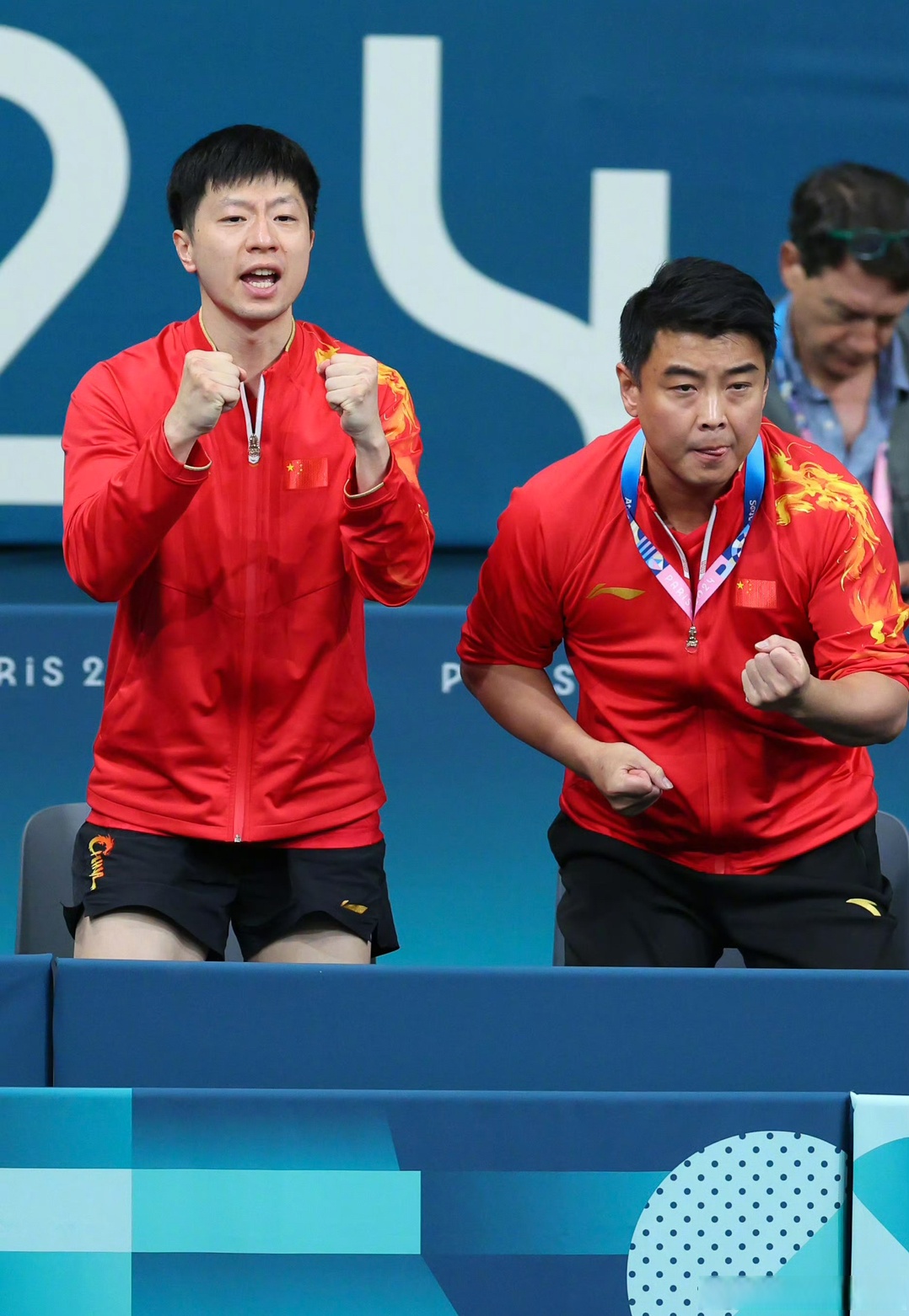 中国队险胜法国队，马龙关键制胜